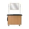 National Public Seating Mobile Science Cart with Inner Drawers and Shelf, Whiteboard /Mirror & Sink MSC02WS - alternate 7